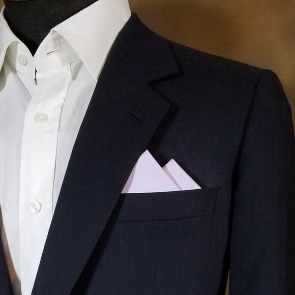 New - Lavender Purple Cotton Pre-Folded Pocket Square Handkerchief Insert - Picture 1 of 8